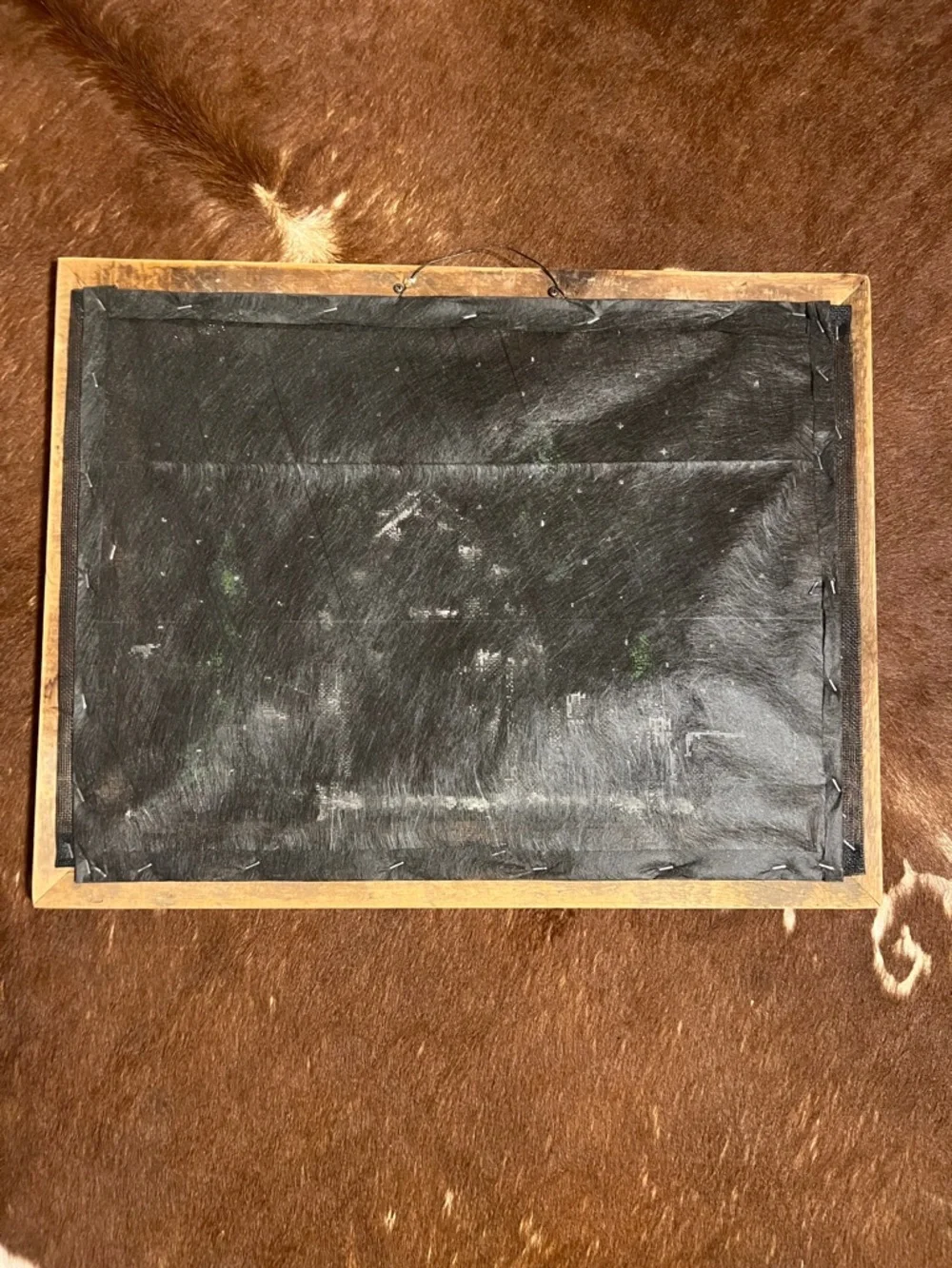 Hand-Painted Holiday Barn Wall Art - Green & Gray - Picture 2 of 16